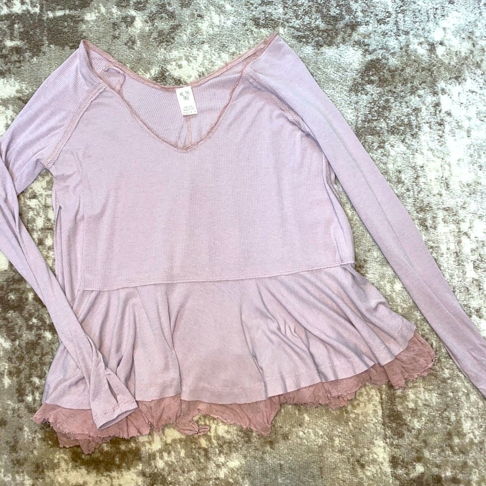 Free People long sleeve blouse